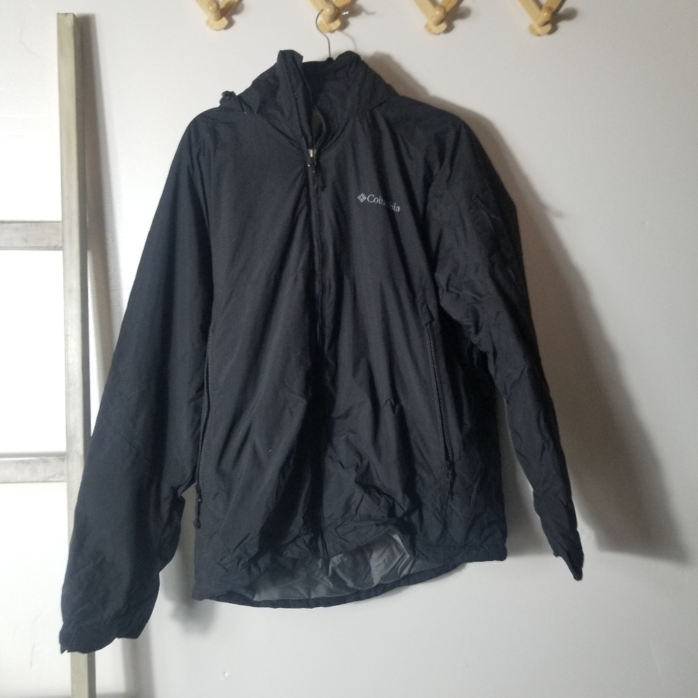 COLUMBIA MEN'S BLACK COAT SIZE LARGE